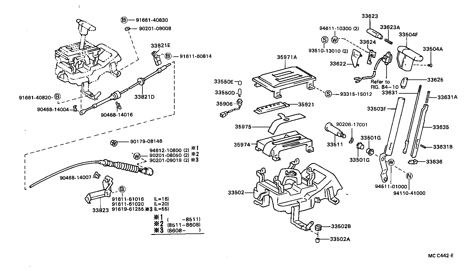 33504-28010 KNOB SUB-ASSY, SHIFT LEVER product image