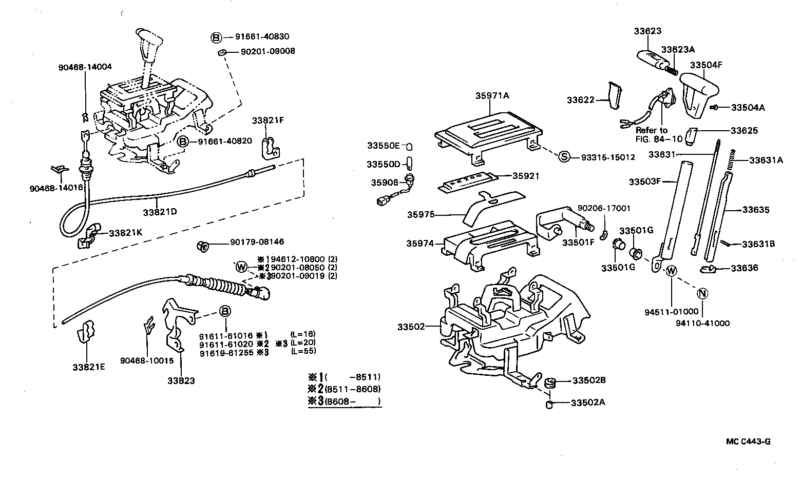 33504-28010 KNOB SUB-ASSY, SHIFT LEVER product image