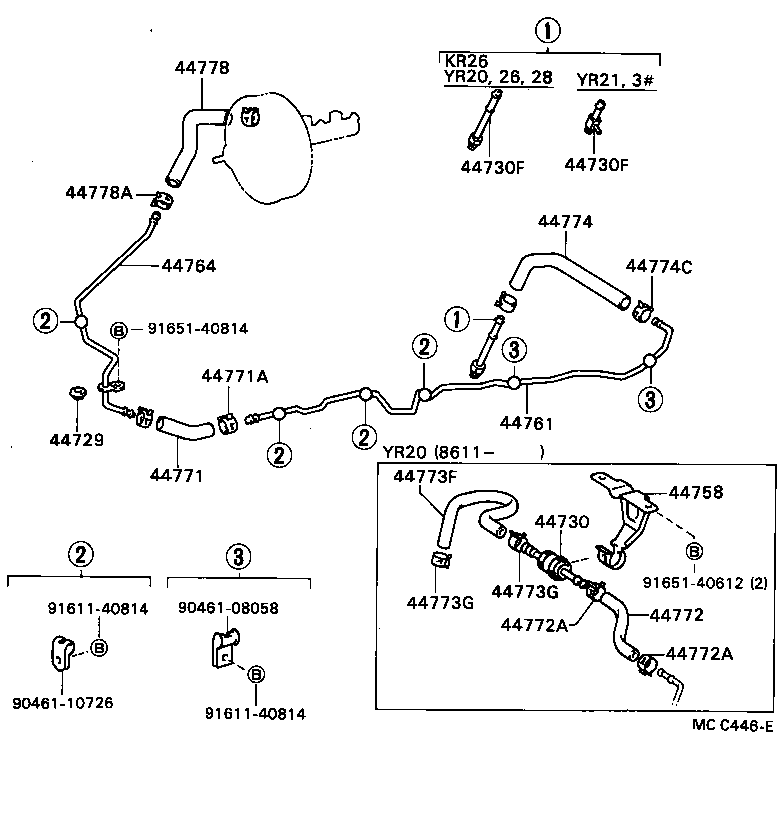 44610-28181 BOOSTER ASSY, BRAKE product image