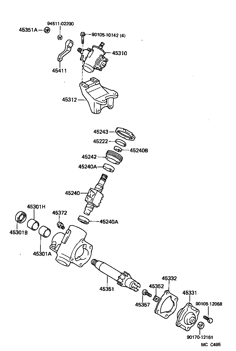 04044-25020 WARM KIT, POWER STEERING product image