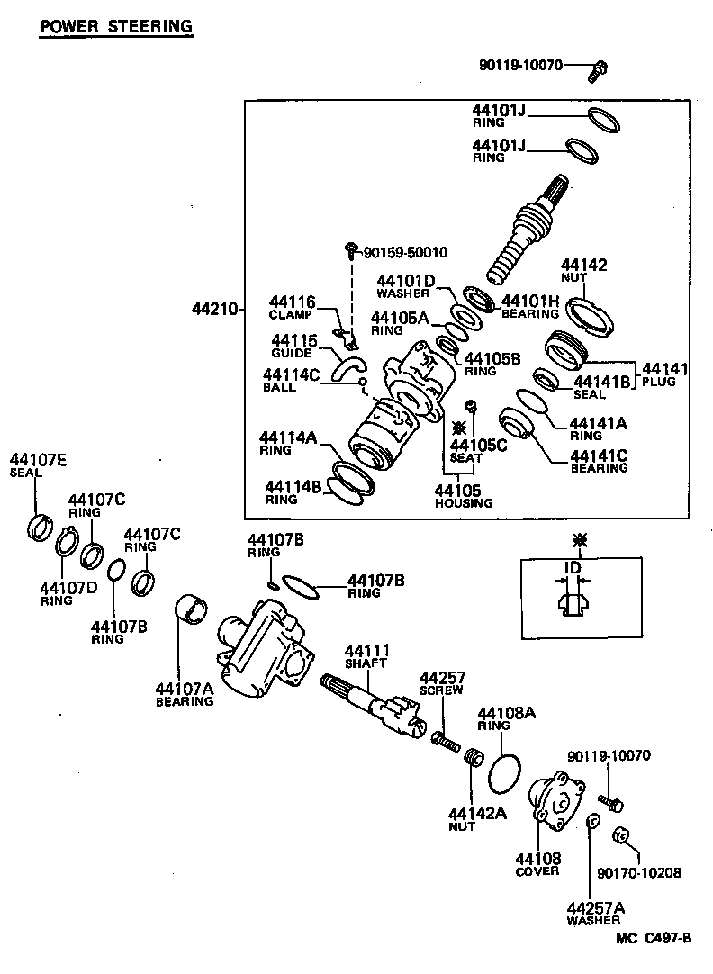 04044-25020 WARM KIT, POWER STEERING product image