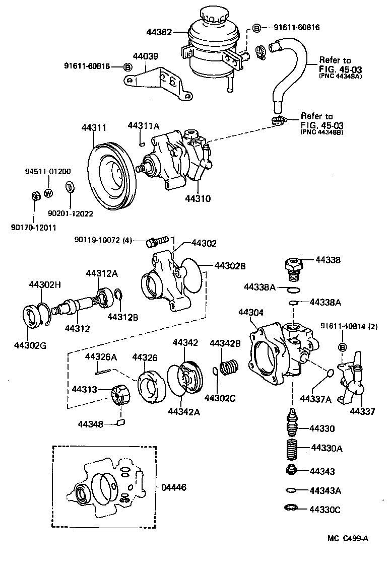 44320-26030 PUMP ASSY, VANE product image