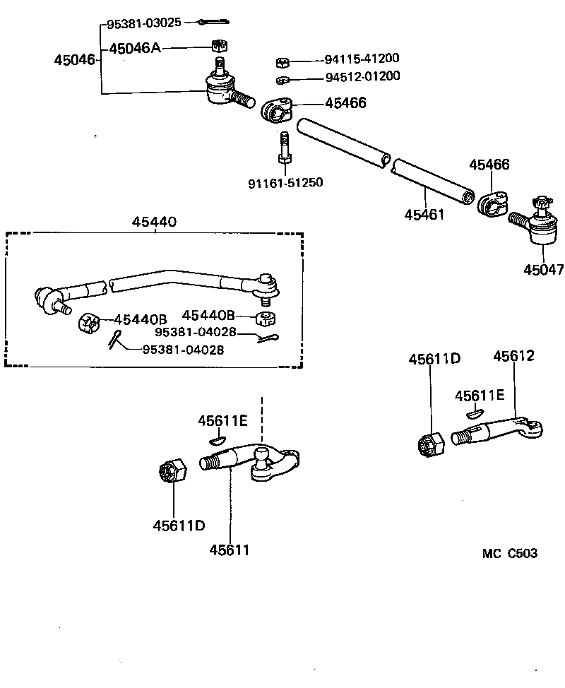 04044-25020 WARM KIT, POWER STEERING product image