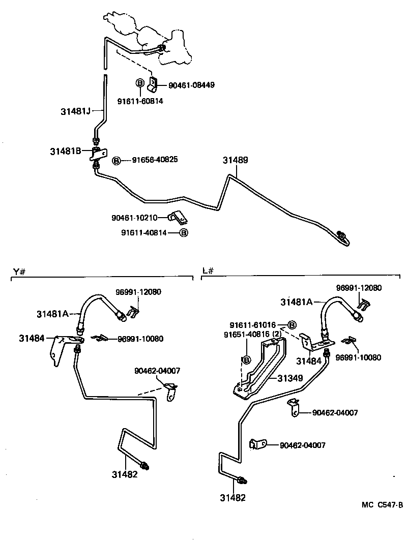 31301-26080 PEDAL SUB-ASSY, CLUTCH product image