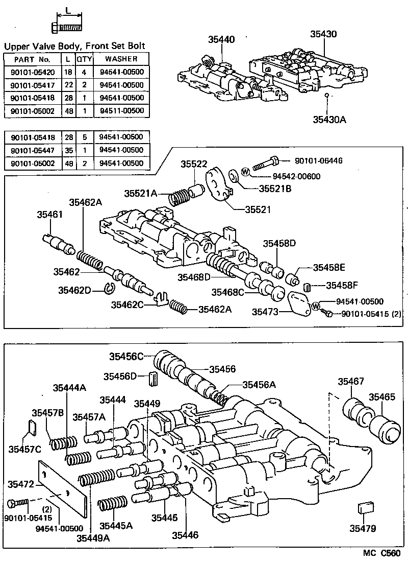 35420-26131 BODY ASSY, LOWER VALVE product image