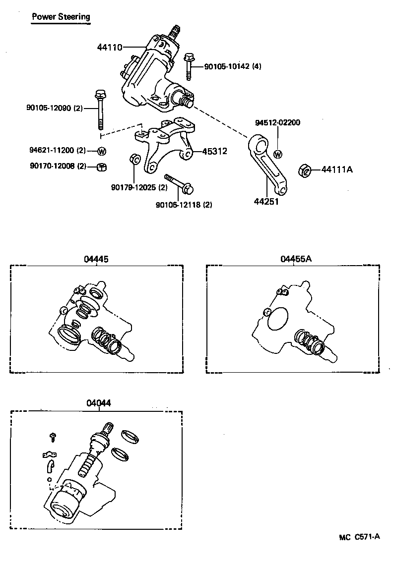 44105-26020 HOUSING SUB-ASSY, VALVE product image