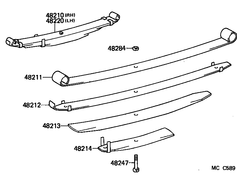 48505-26010 BRACKET, REAR SHOCK ABSORBER, UPPER RH product image