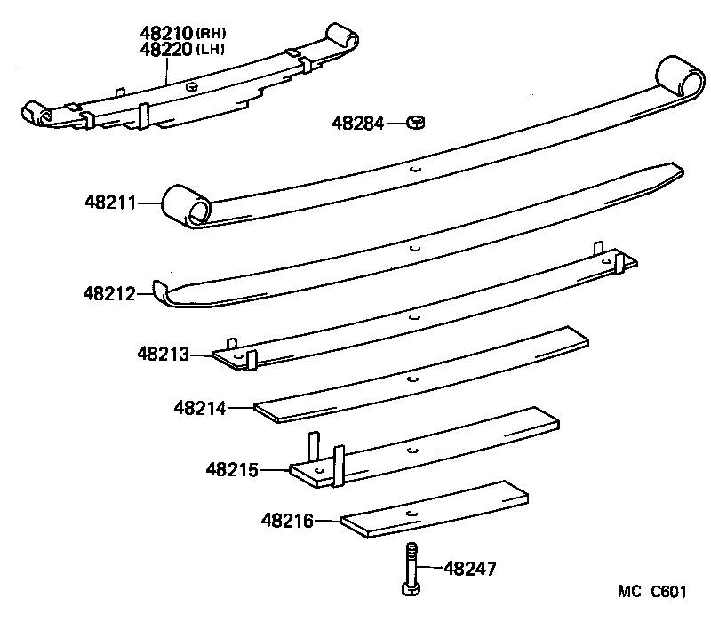 48505-26010 BRACKET, REAR SHOCK ABSORBER, UPPER RH product image