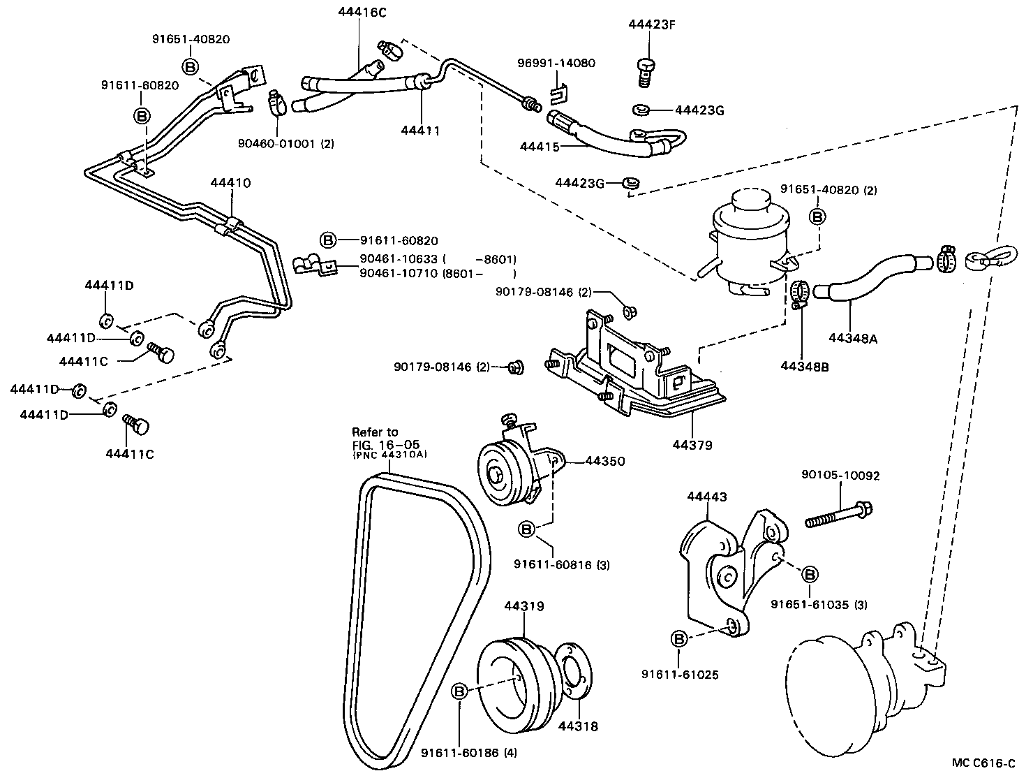 44318-36010 SPACER, VANE PUMP DRIVE PULLEY product image