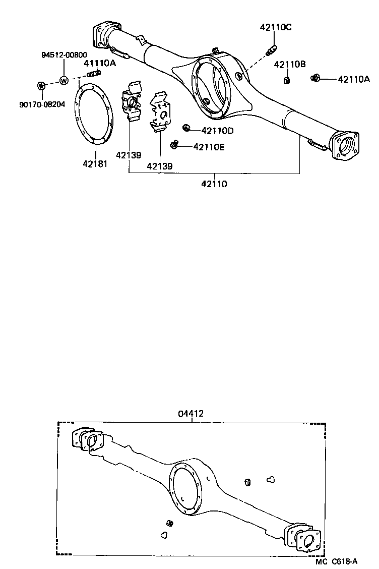 41201-39298 FINAL GEAR KIT, DIFFERENTIAL, REAR product image