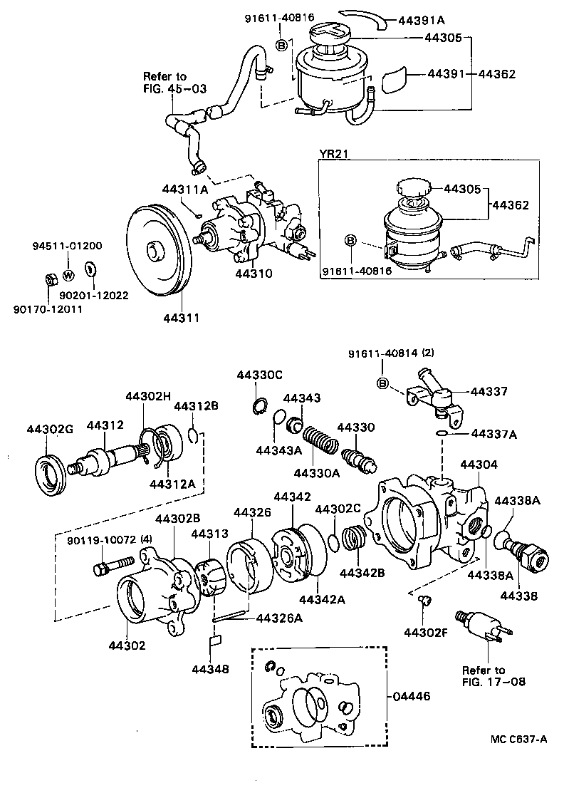 44320-28040 PUMP ASSY, VANE product image