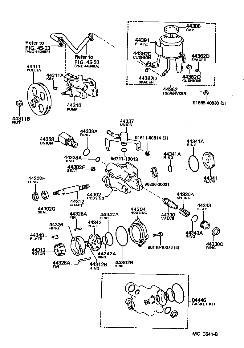 44320-30221 PUMP ASSY, VANE product image