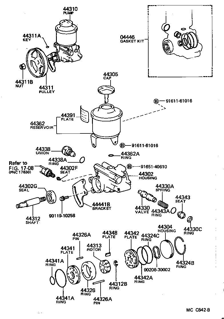 44320-30221 PUMP ASSY, VANE product image