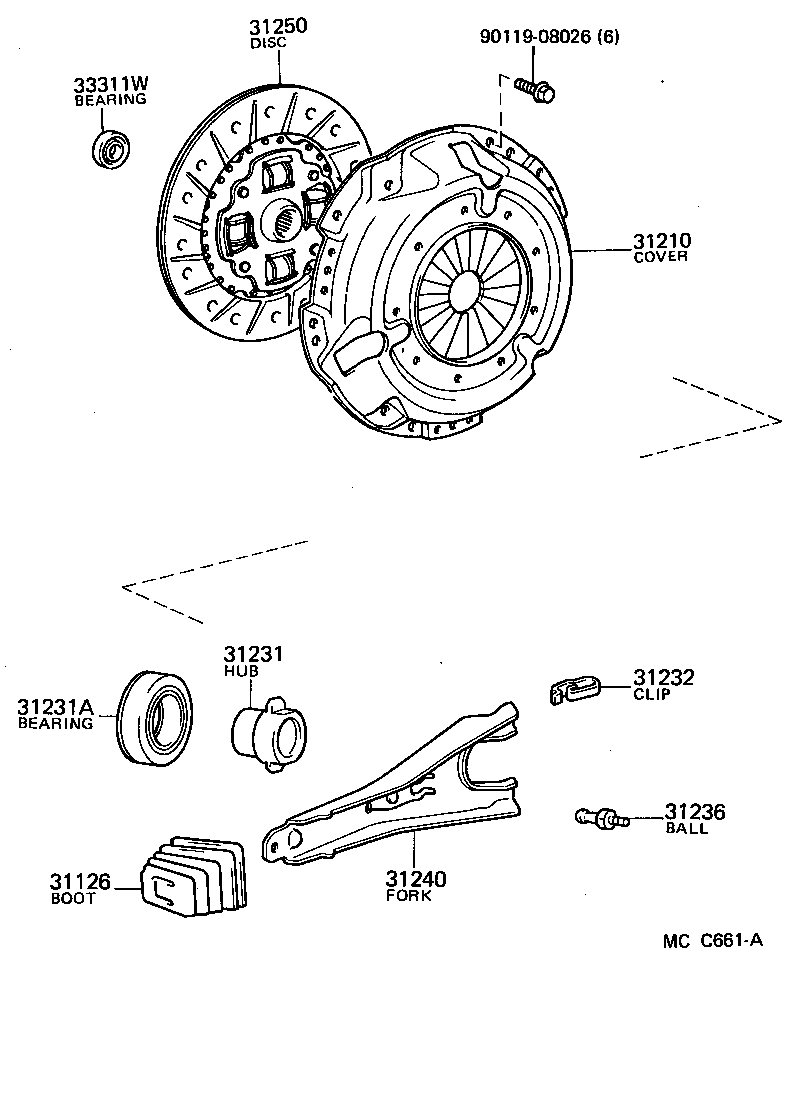 31250-28040 DISC ASSY, CLUTCH product image