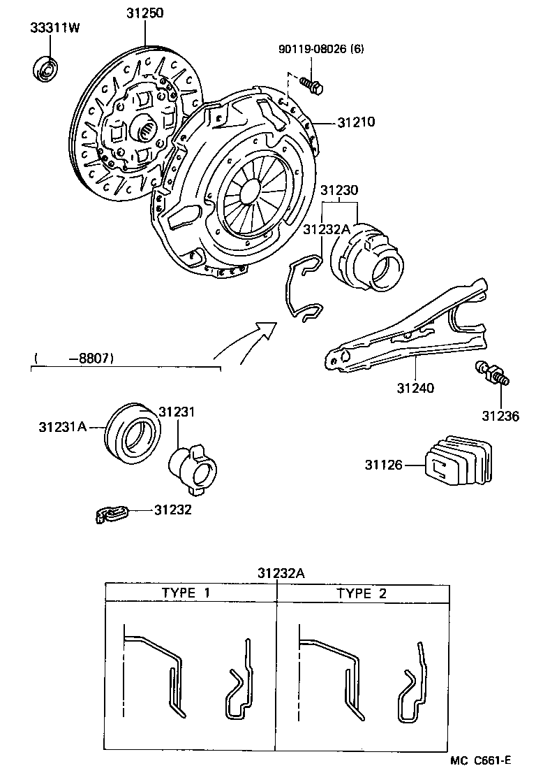 31250-28024 DISC ASSY, CLUTCH product image