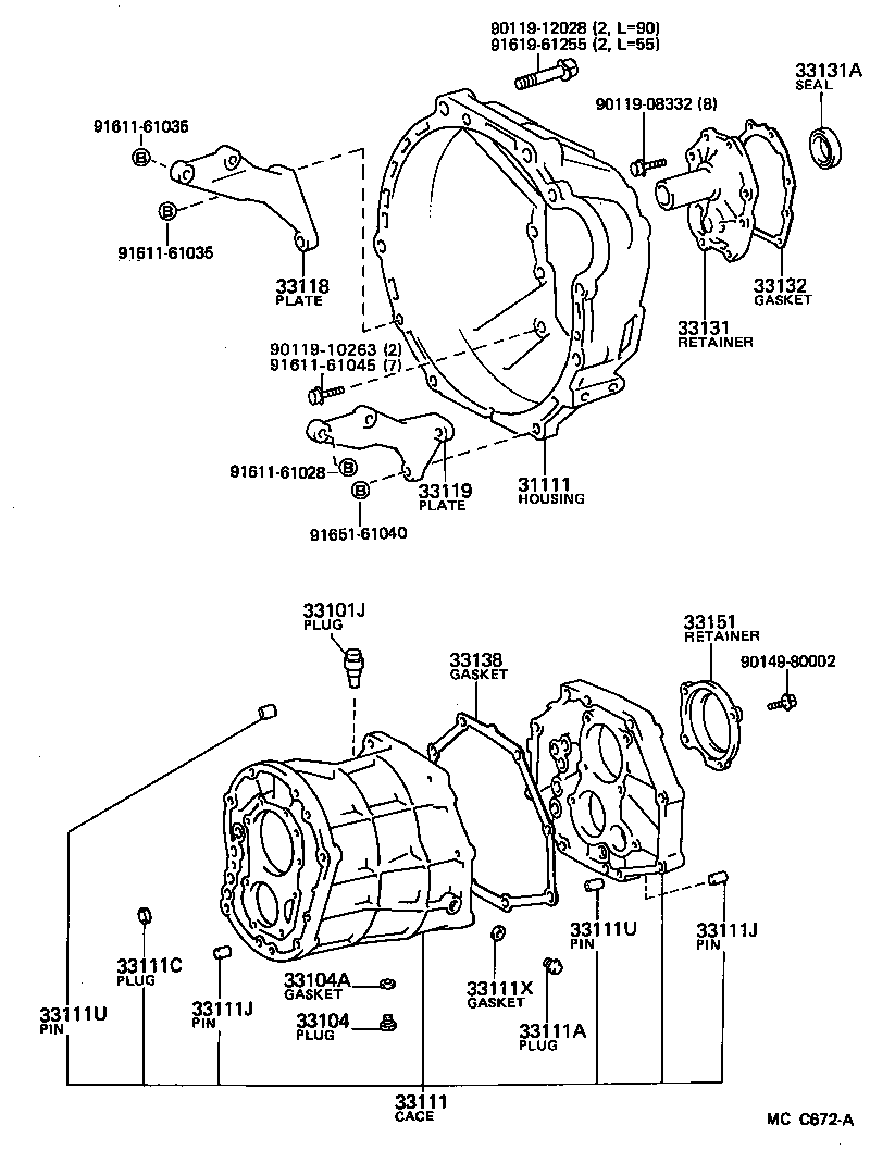 31111-28030 HOUSING, CLUTCH product image