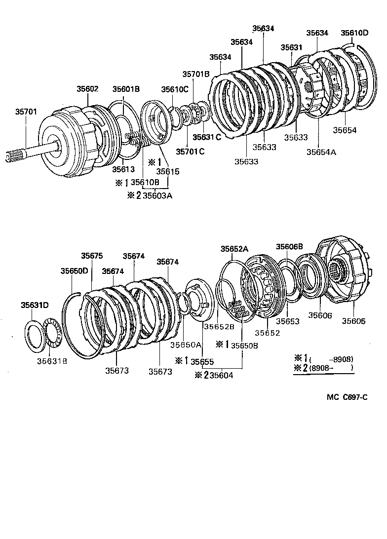 35701-27011 SHAFT SUB-ASSY, INPUT product image