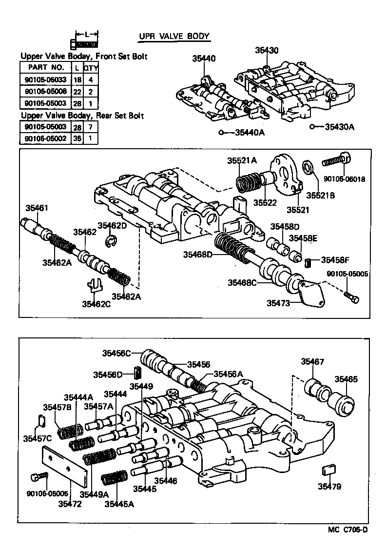 35430-27040 BODY ASSY, REAR UPPER VALVE product image