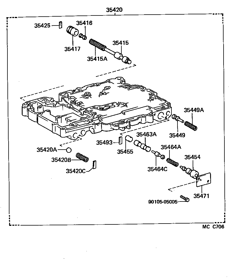 35430-27020 BODY ASSY, REAR UPPER VALVE product image