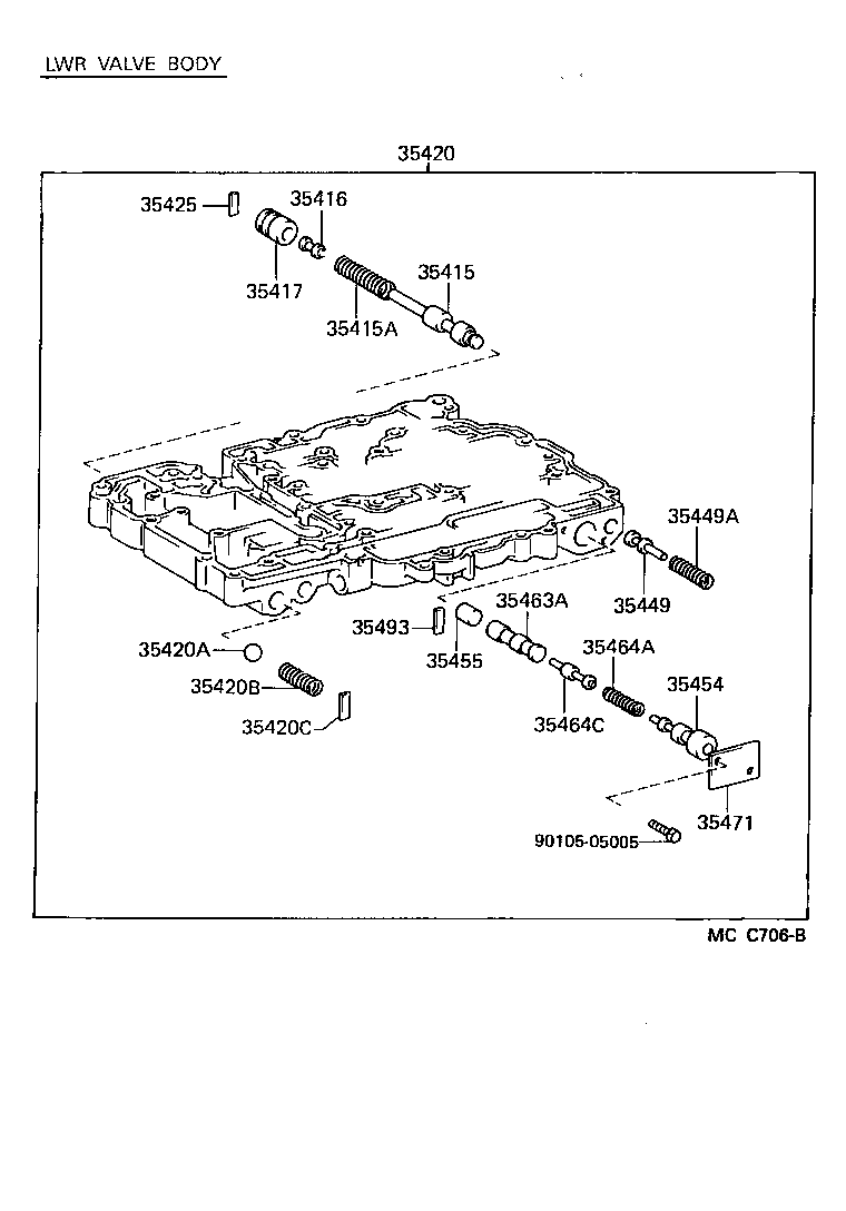 35430-27040 BODY ASSY, REAR UPPER VALVE product image