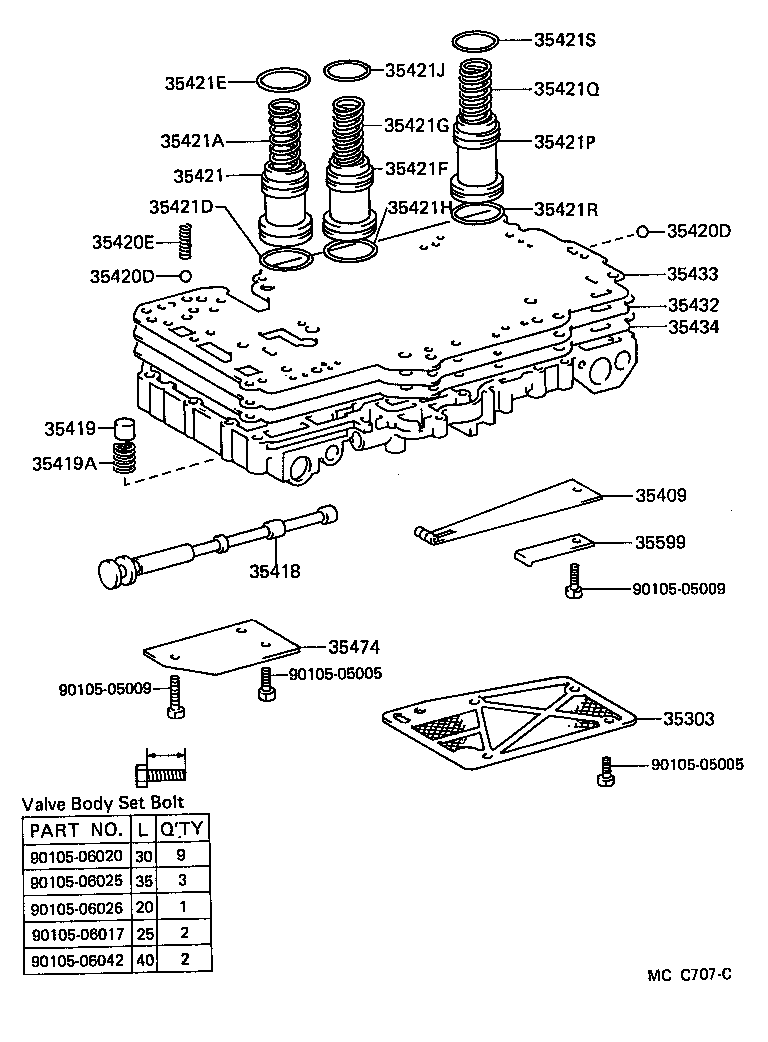 35430-27040 BODY ASSY, REAR UPPER VALVE product image