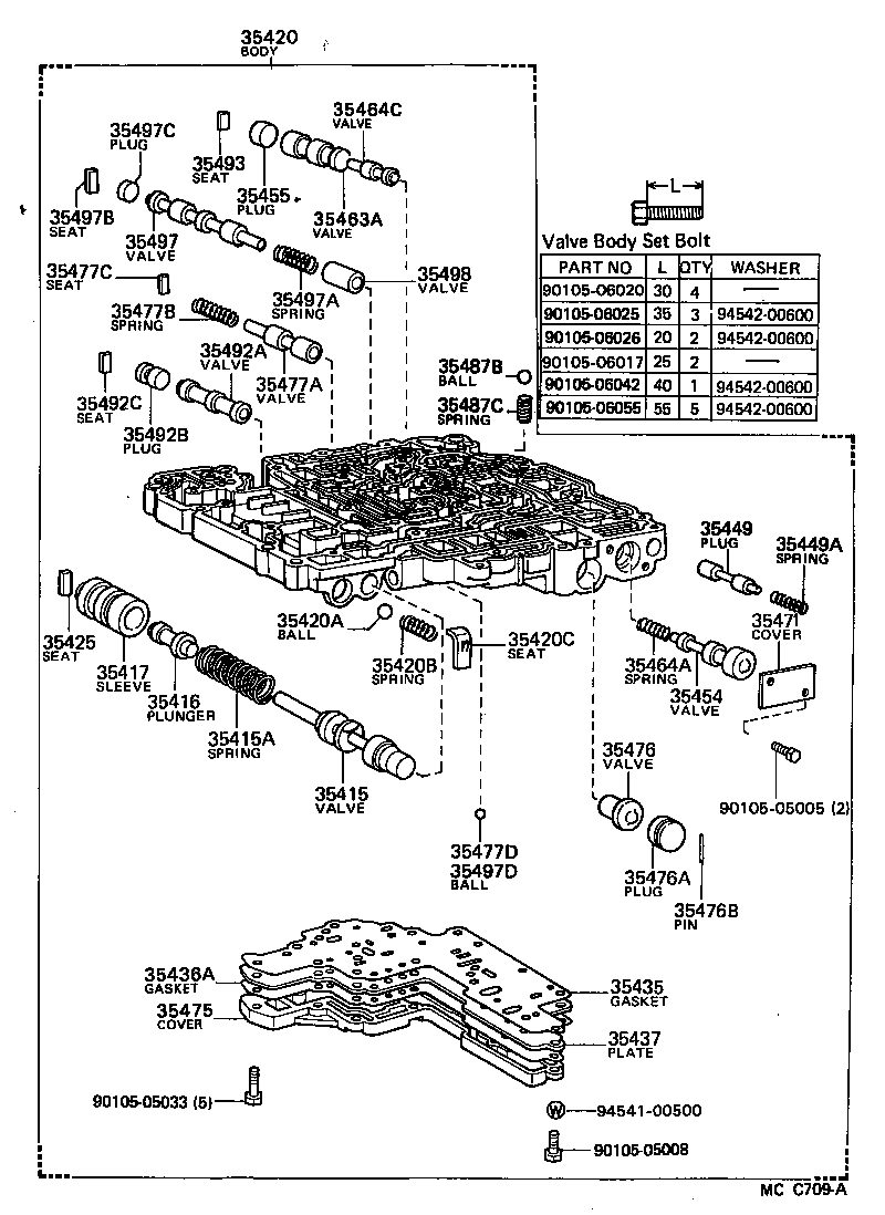 35430-27020 BODY ASSY, REAR UPPER VALVE product image