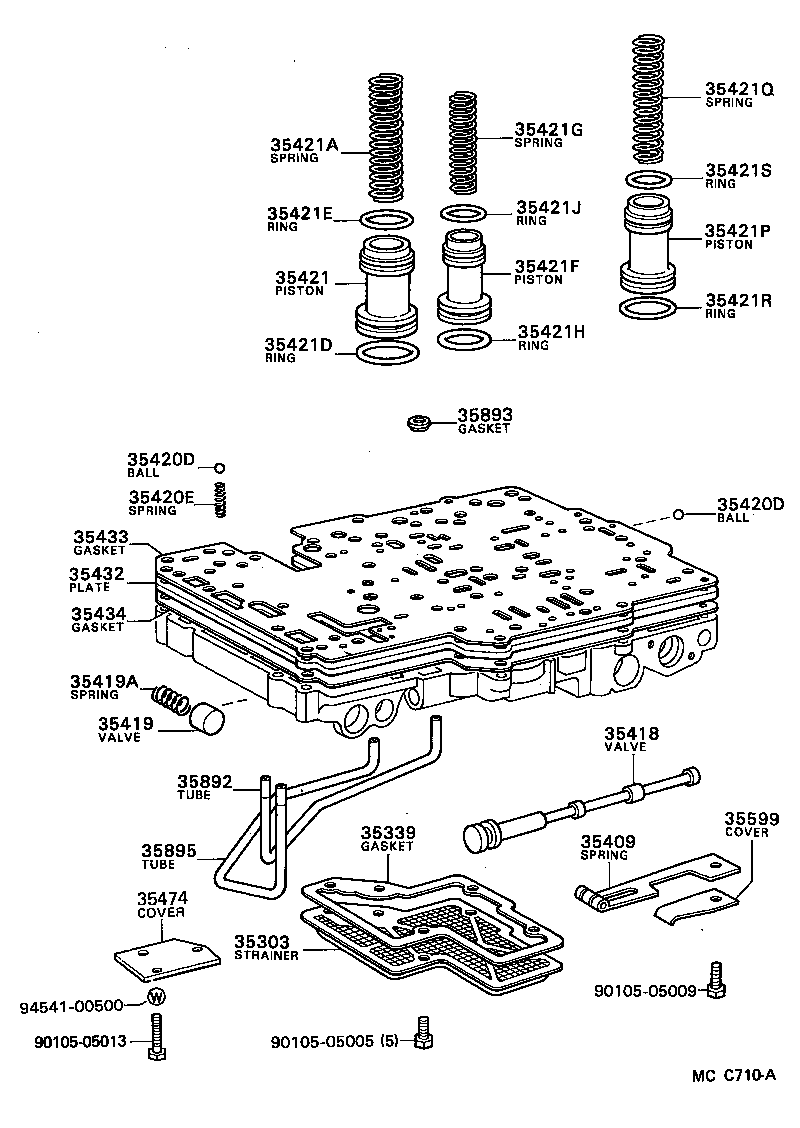 35420-27010 BODY ASSY, LOWER VALVE product image