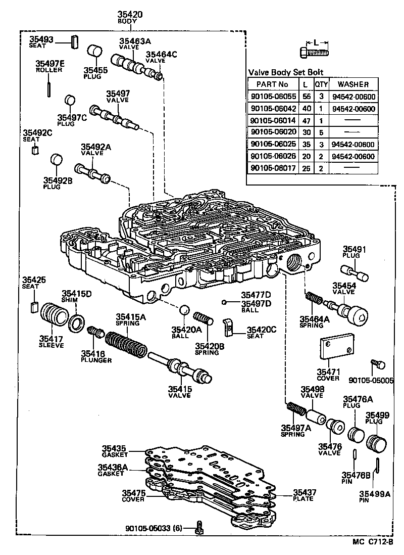 35430-27020 BODY ASSY, REAR UPPER VALVE product image