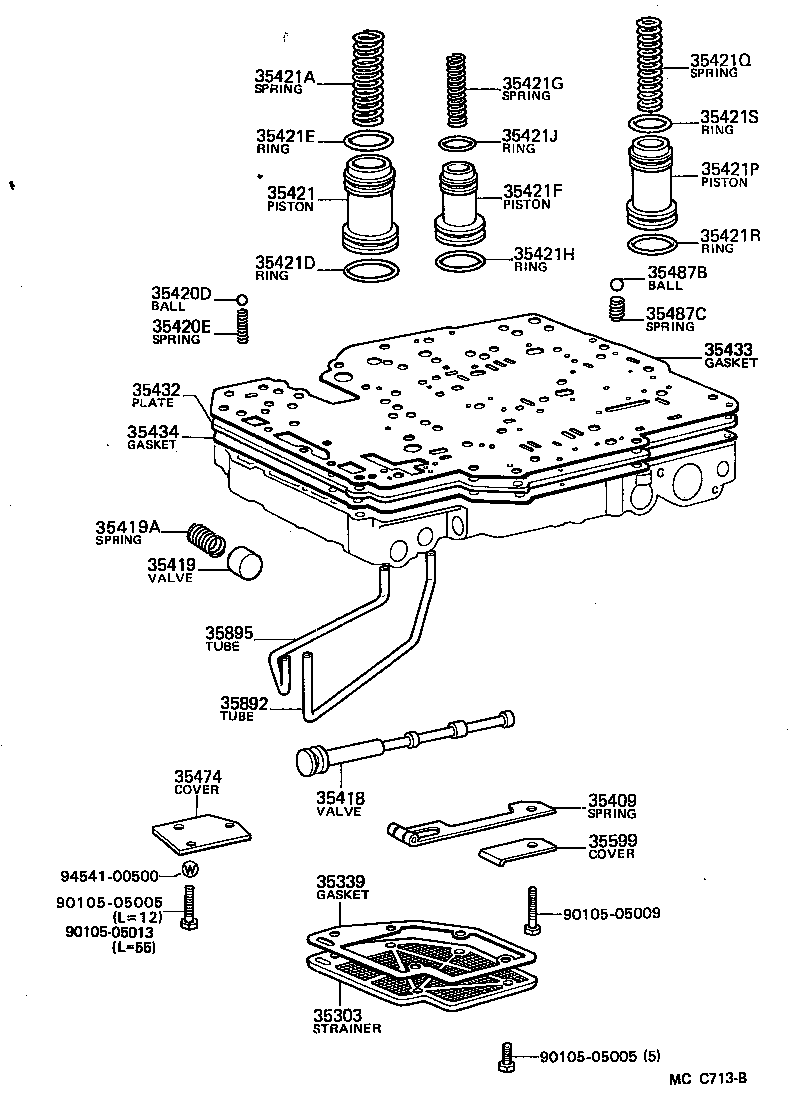 35430-27020 BODY ASSY, REAR UPPER VALVE product image