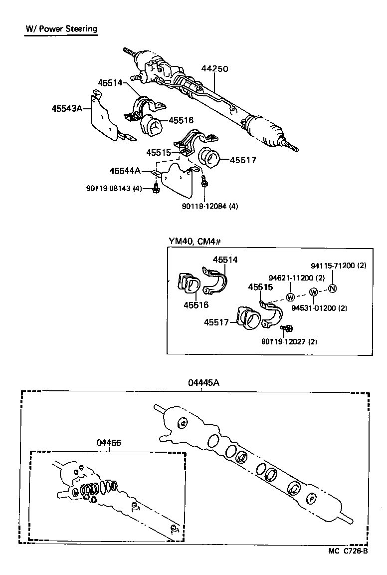 44210-27040 VALVE ASSY, POWER STEERING CONTROL product image