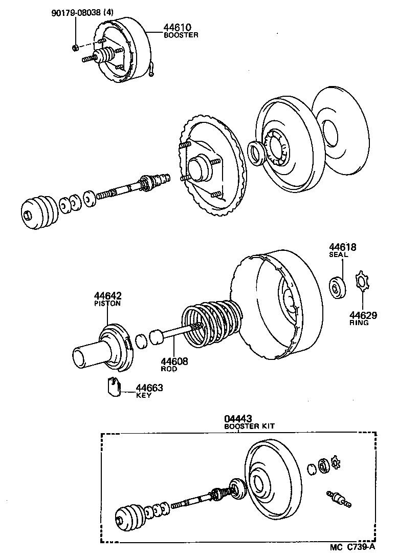 44758-27080 BRACKET, VACUUM CHECK VALVE product image