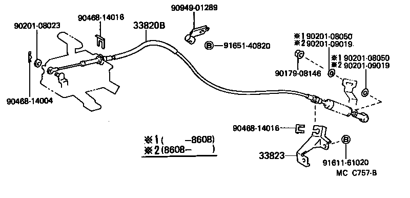 33503-27050 LEVER SUB-ASSY, SHIFT(FOR FLOOR SHIFT) product image