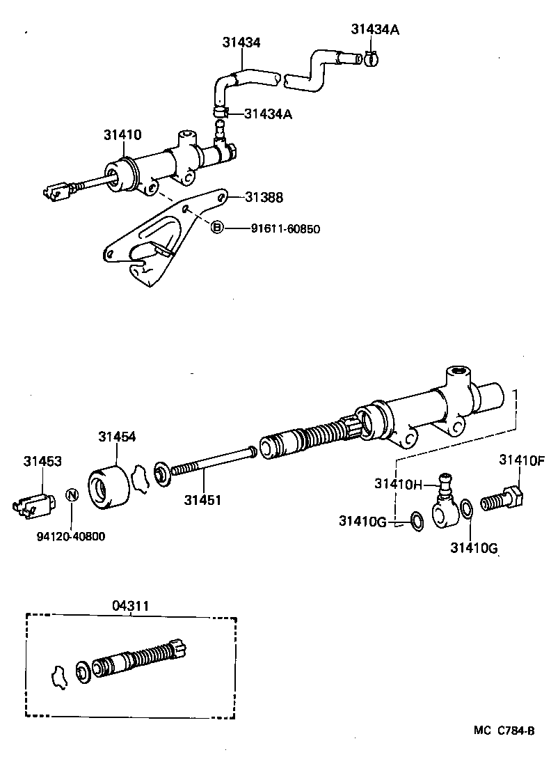 31454-27010 BOOT, CLUTCH MASTER CYLINDER product image