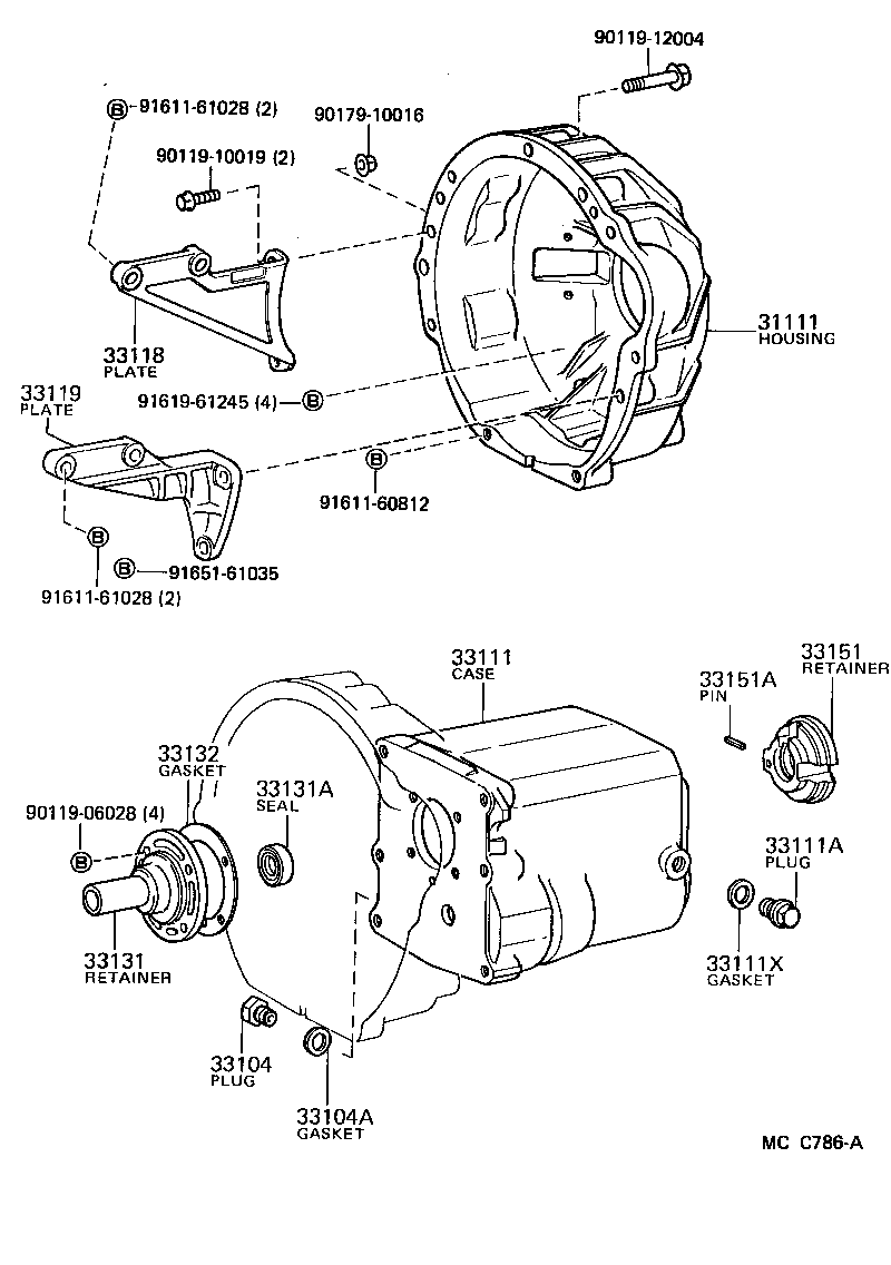 31111-28030 HOUSING, CLUTCH product image