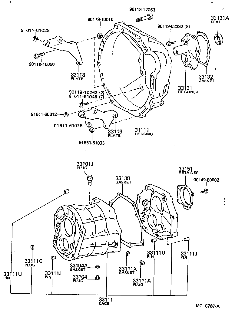 31111-28030 HOUSING, CLUTCH product image