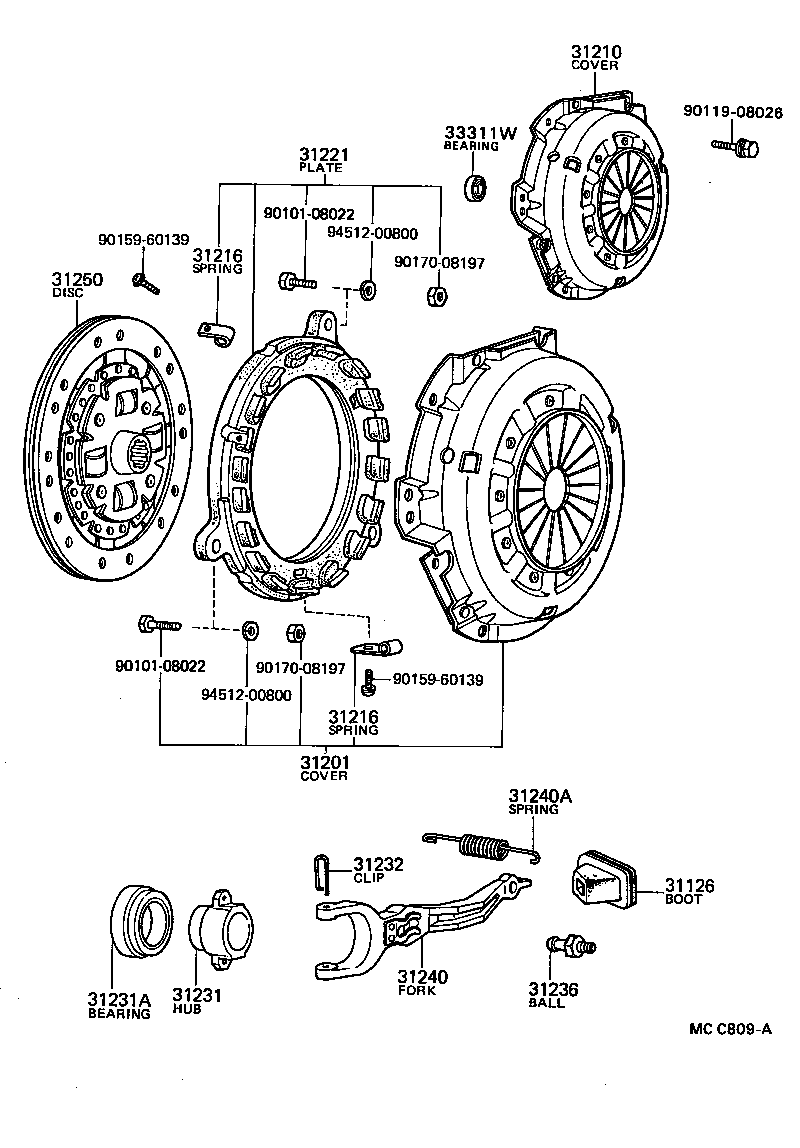 31236-20050 BALL, RELEASE FORK product image