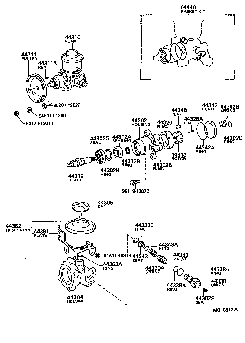 44320-26030 PUMP ASSY, VANE product image