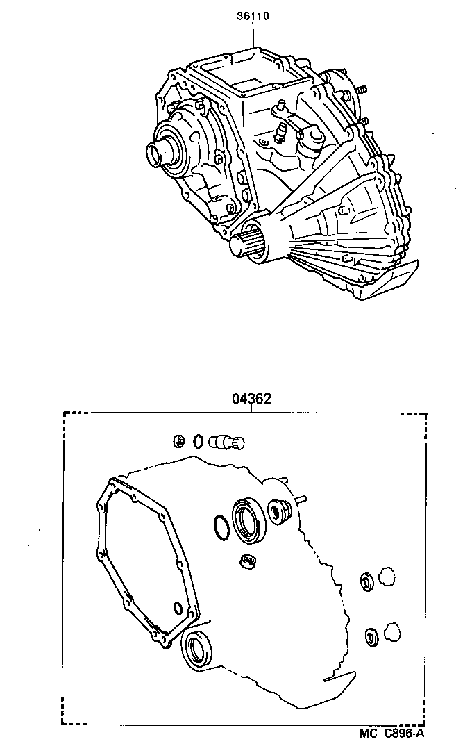 36100-28080 TRANSFER ASSY product image