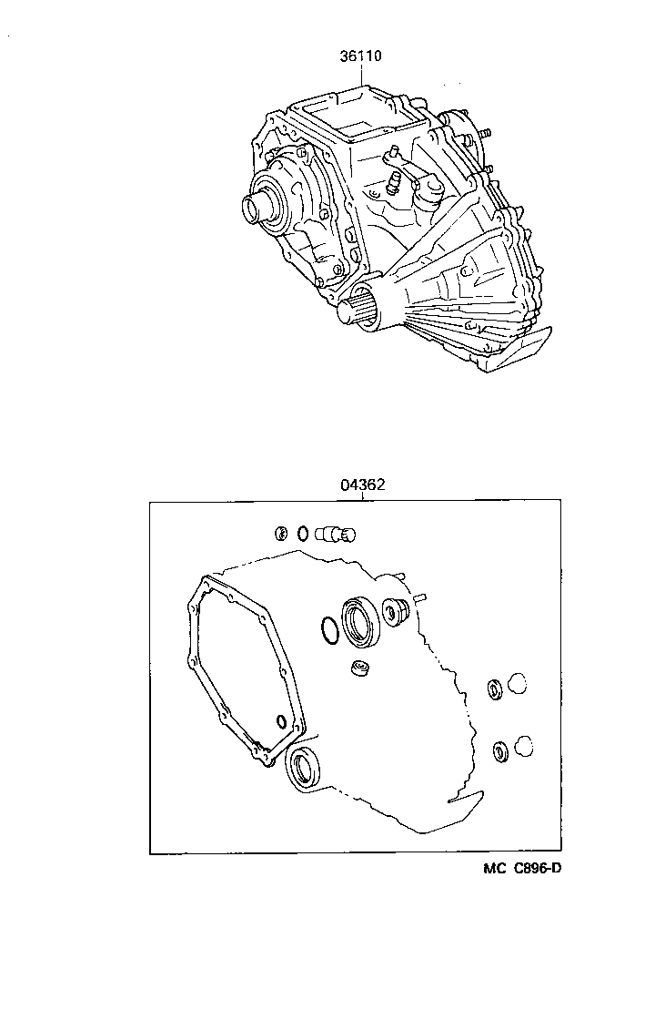 36100-27030 TRANSFER ASSY product image