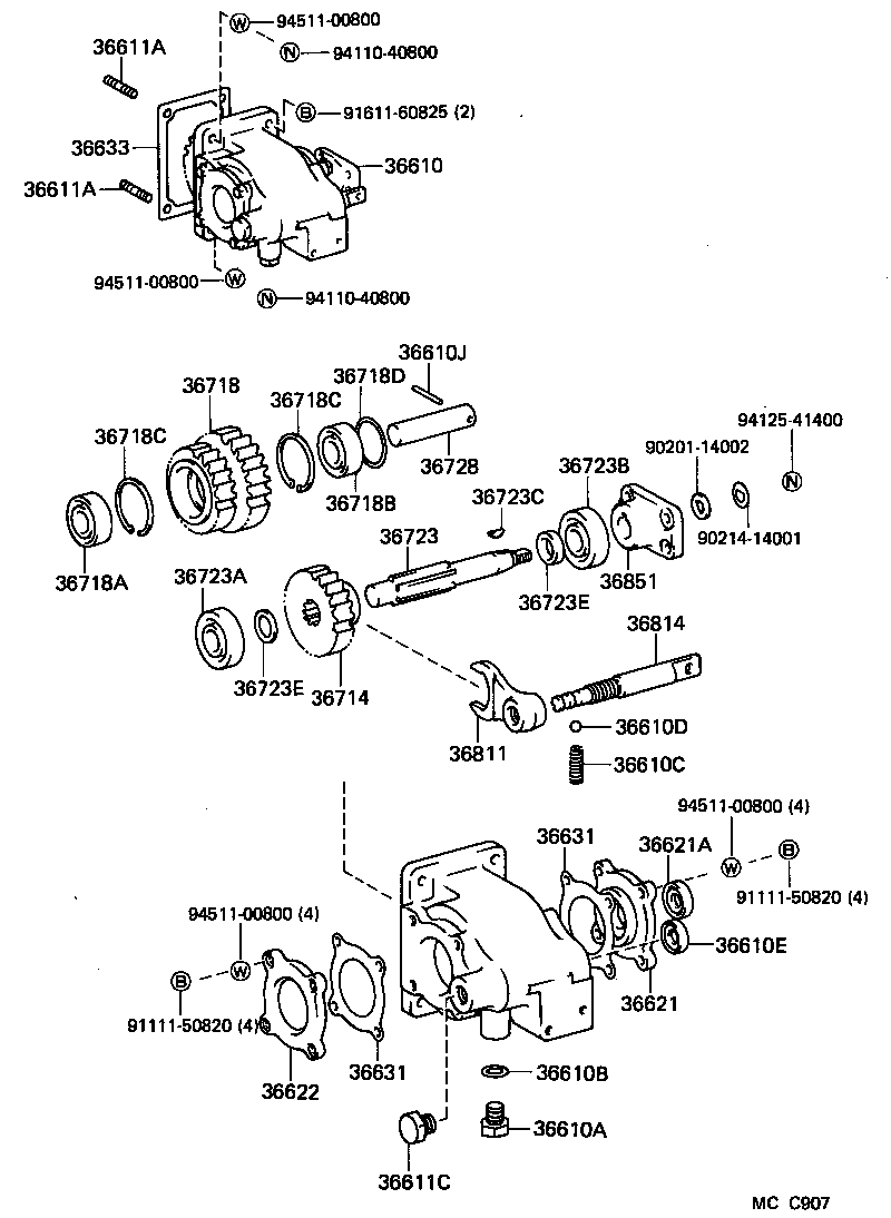 95161-10522 KEY, WOODRUFF (FOR POWER TAKE-OFF OUTPUT SHAFT) product image