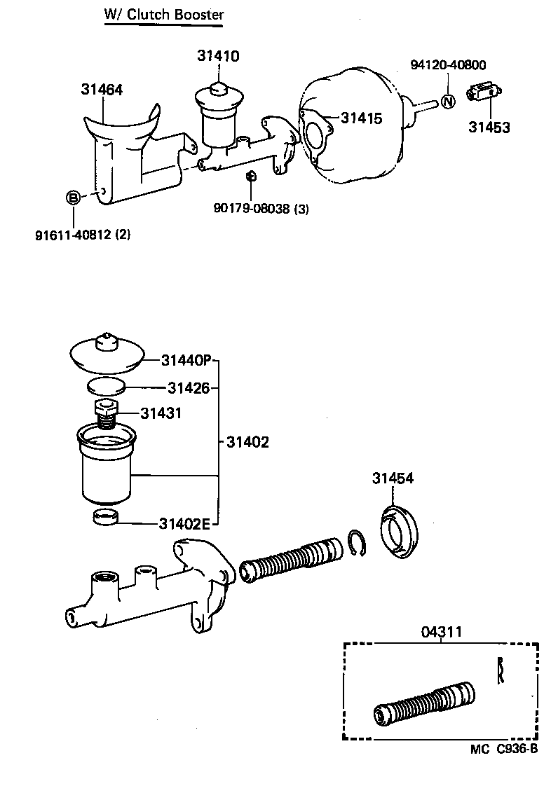 31451-60060 ROD, CLUTCH MASTER CYLINDER PUSH product image