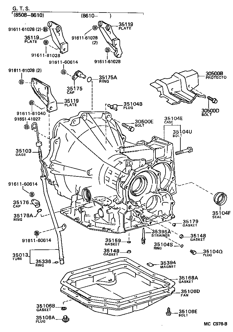33117-20010 PROTECTOR, TRANSAXLE CASE product image