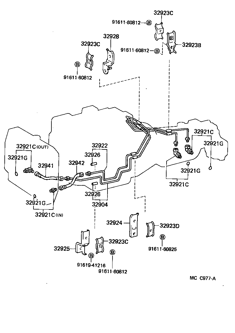 32942-60030 HOSE, OIL COOLER INLET, NO.2 product image