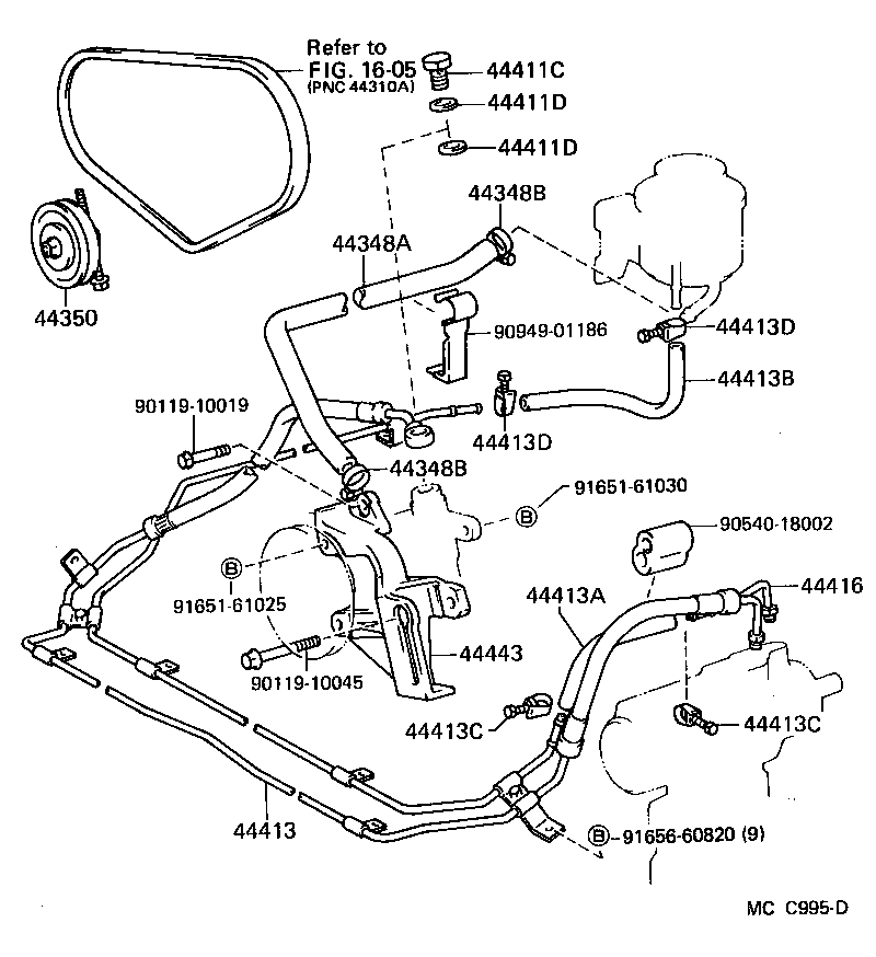 44410-60170 TUBE ASSY, PRESSURE FEED product image