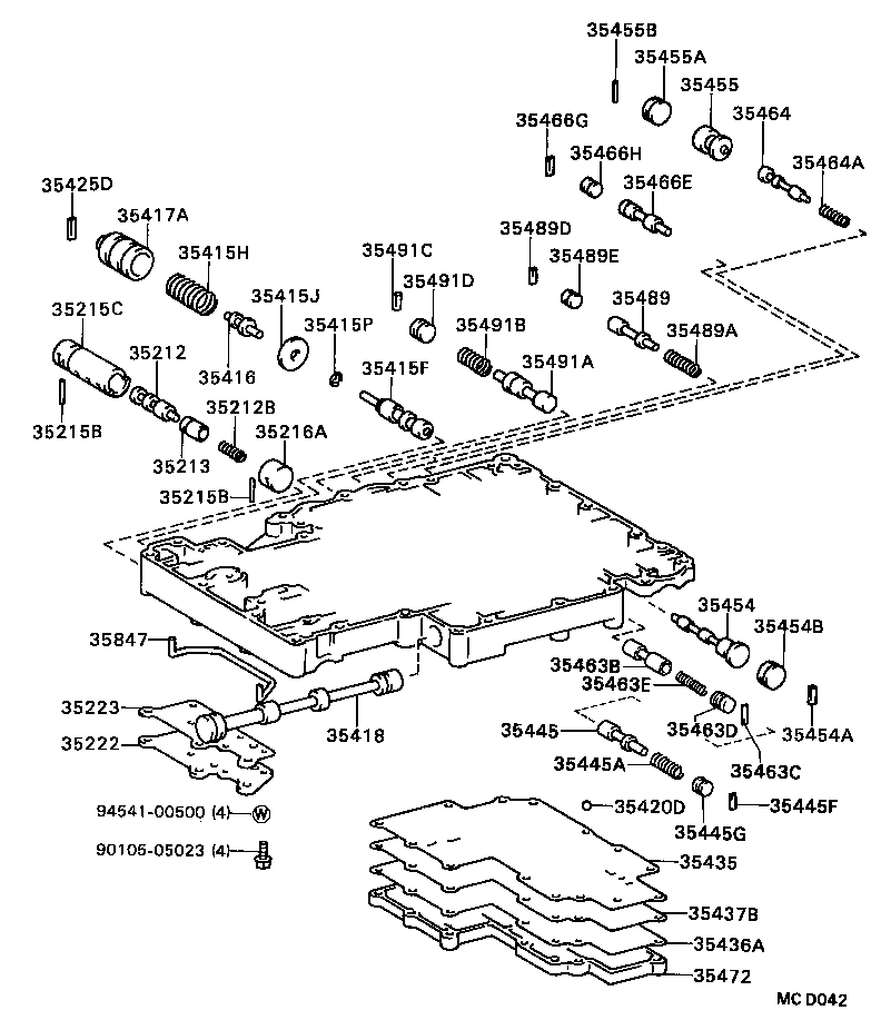 35219-36010 PLUG, LOCK UP SIGNAL VALVE product image