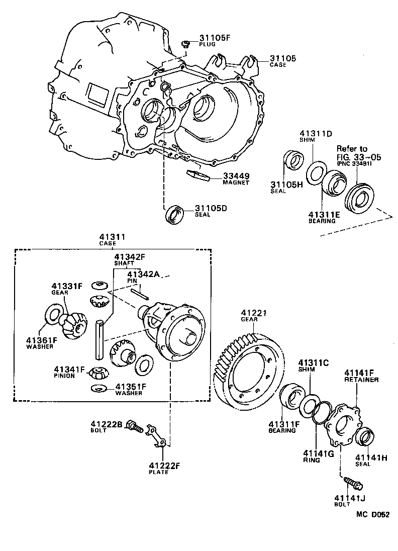 41211-20190 PINION, DIFFERENTIAL DRIVE product image