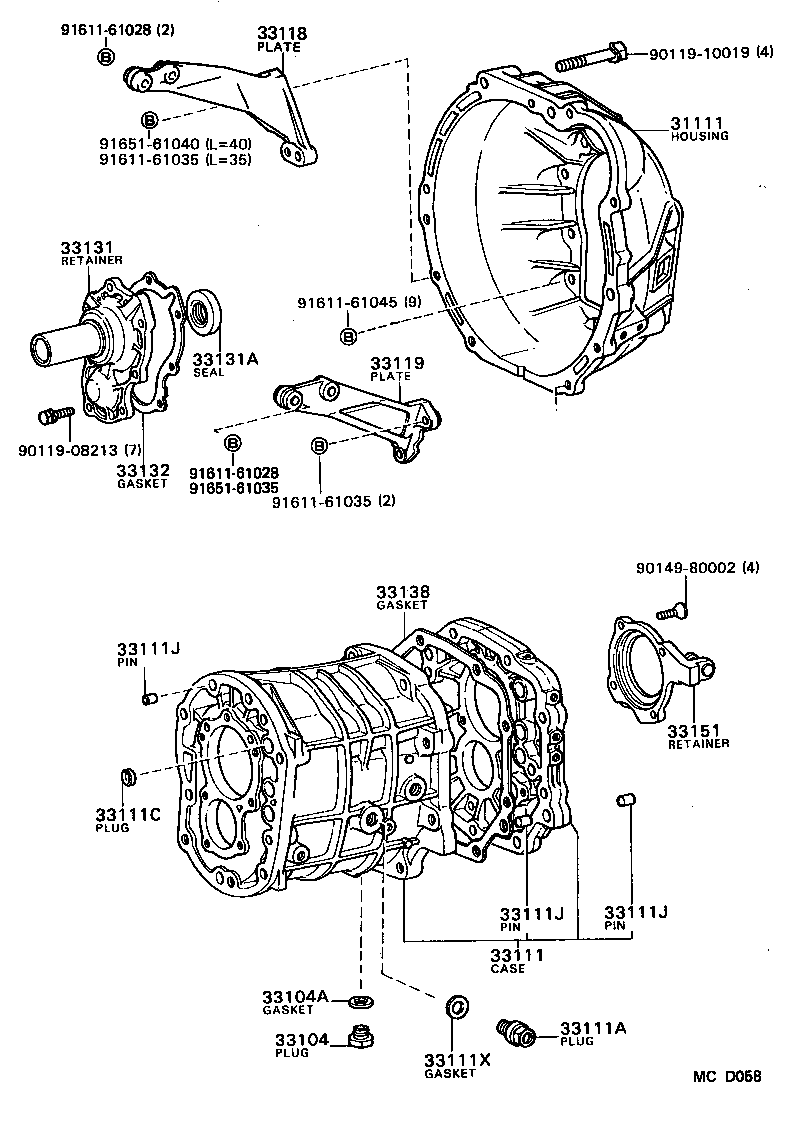 33118-30031 PLATE, STIFFENER, RH(MTM) product image