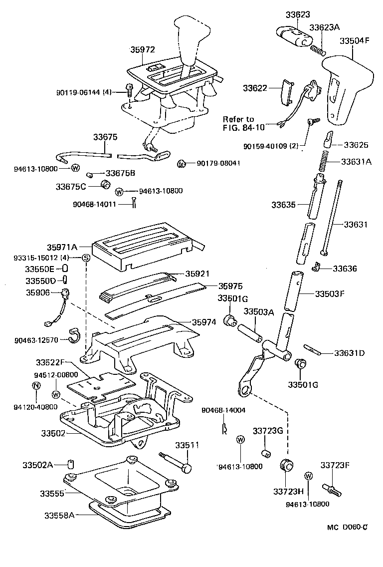 33504-14101-01 KNOB SUB-ASSY, SHIFT LEVER product image