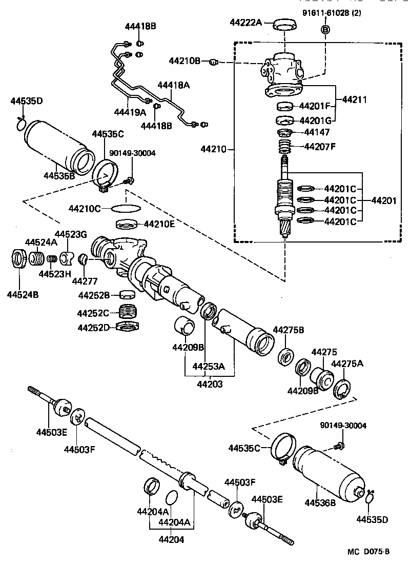 44210-14150 VALVE ASSY, POWER STEERING CONTROL product image