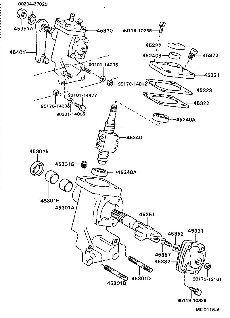 04445-25050 GASKET KIT, POWER STEERING GEAR(FOR RECIRCULATING BALL) product image